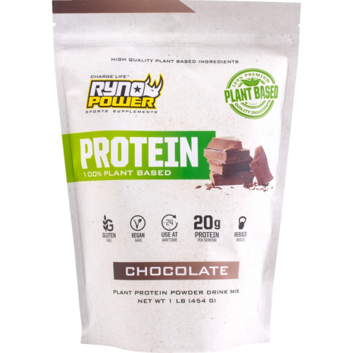 Ryno Power - Ryno Power Protein Powder - Chocolate Flavor - 1lb. - 1LB-PLNT-CHOC