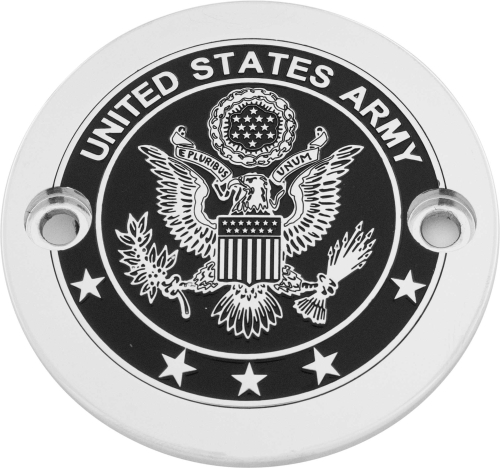 Custom Engraving LTD - Custom Engraving LTD Patriotic Points Cover for Army  - Chrome - M8 - ARM02-63