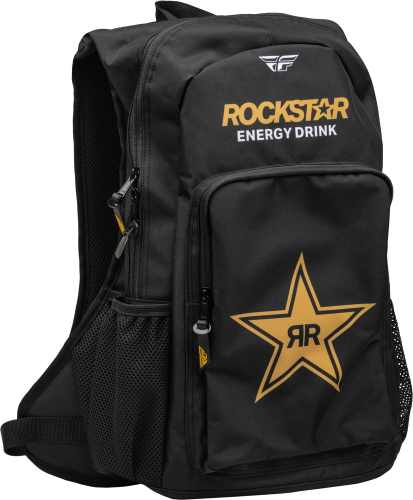 Fly Racing - Fly Racing Jump Pack Backpack - 18in. H x 14in. W x 6in. D - Rockstar Black/Gold - 28-5075
