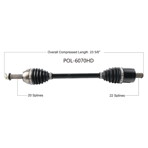 Open Trail - Open Trail HD 2.0 Front Axle - POL-6070HD