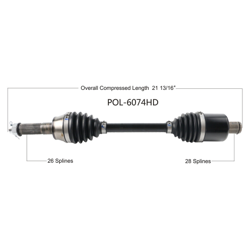Open Trail - Open Trail HD 2.0 Rear Axle - POL-6074HD