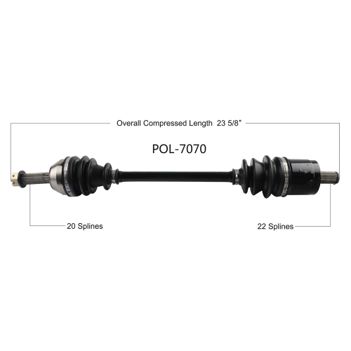Open Trail - Open Trail OE 2.0 Front Axle - POL-7070