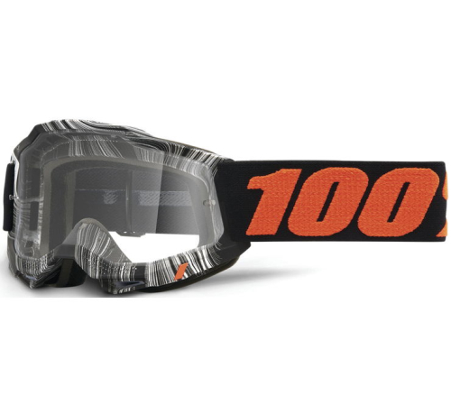100% - 100% Accuri 2 Geospace Youth Goggles - 50024-00004 - Geospace/Black/Orange / Clear Lens - OSFA