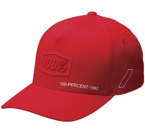 100% - 100% Shadow Youth Hat - 20092-003-01 - Red - OSFM