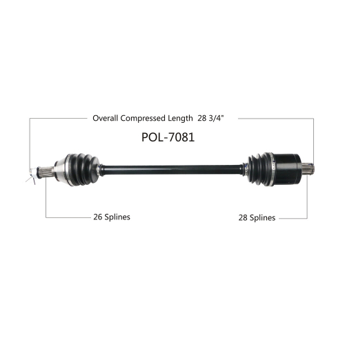 Open Trail - Open Trail OE 2.0 Rear Axle - POL-7081