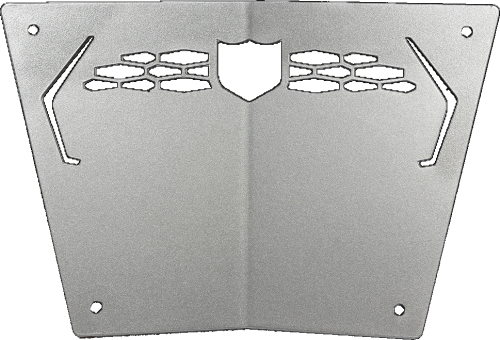 Pro Armor - Pro Armor Front Sport Skid Plate - Silver Sparkle Metallic - P187P363SSM