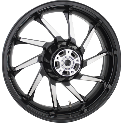Coastal Moto - Coastal Moto Precision Cast Hurricane 3D Rear Wheel - 18in. x 5.5in. - Black Cut - 3D-HUR185BC-ABST