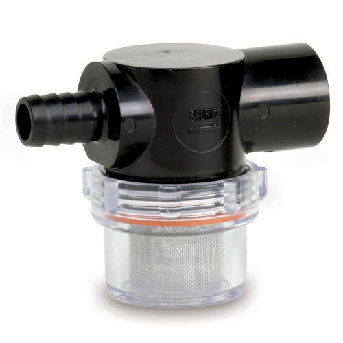 Shurflo by Pentair - Shurflo by Pentair Twist-On Water Strainer - 1/2" Barb Inlet - Clear Bowl