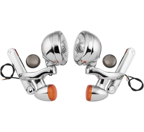 Namz - Namz Passing Lamps with Full Halo Chrome Passing Lamps w/Chrome Bucket - LLC-PLB-FHCC-L