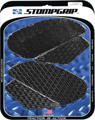 Stompgrip - Stompgrip Icon Tank Kits - Black - 55-14-0005B