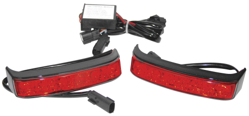 Namz - Namz Stiletto Saddlebag LED Lights - Black - LLC-SSBL-B