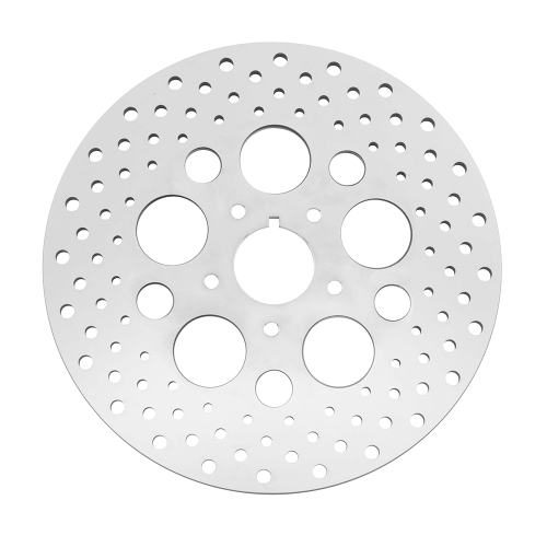 Bikers Choice - Bikers Choice Drilled Stainless Brake Rotors - 144088