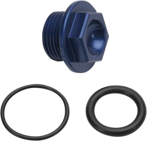 Works Connection - Works Connection Oil Filler Plug - Blue - 24-012