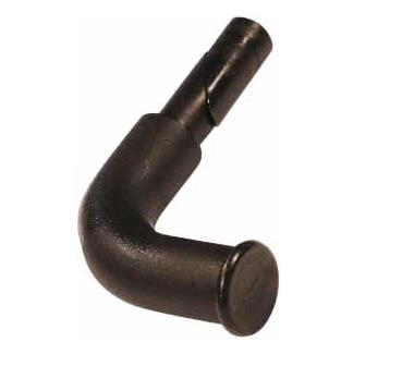 Holeshot - Holeshot Ultra Hook Plastic Bar Hook - 90 Degree Bend - Black - 40107035