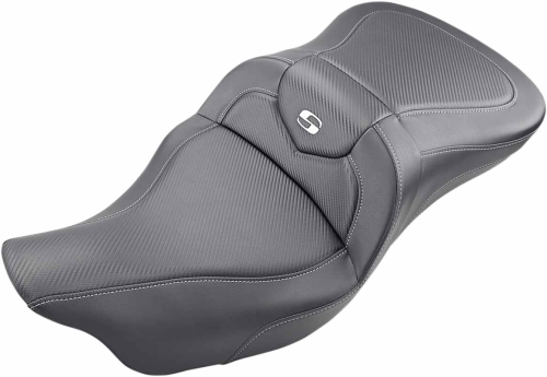 Saddlemen - Saddlemen Road Sofa Seat without Backrest - Carbon Fiber - 808-07B-185T