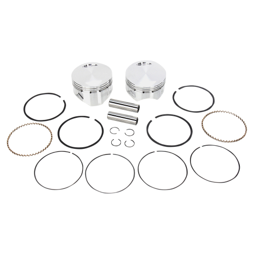 S&S Cycle - S&S Cycle Forged Piston Kit for 113ci. Motor - Standard Bore 4in. - .020in. Oversized - 92-1412