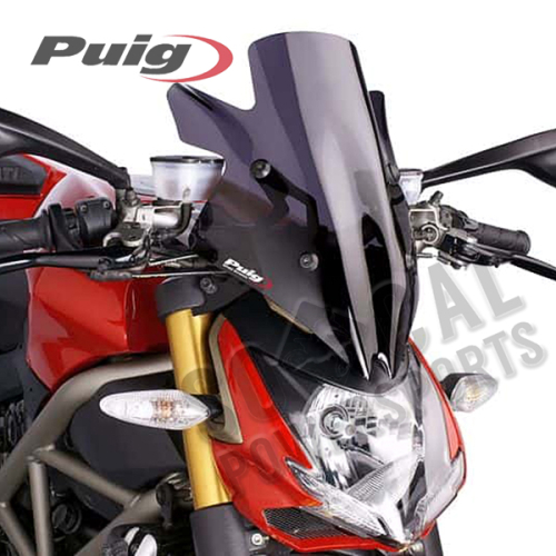 PUIG - PUIG Naked New Generation Sport Windscreen - Dark Smoke - 5054F