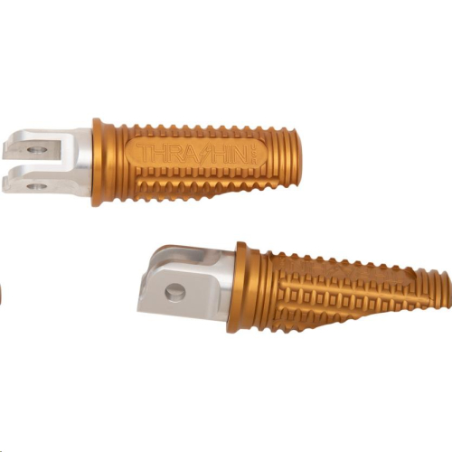 Thrashin Supply Company - Thrashin Supply Company Burnout Driver Footpegs - Gold Anodized - TSC-2017-5-SF
