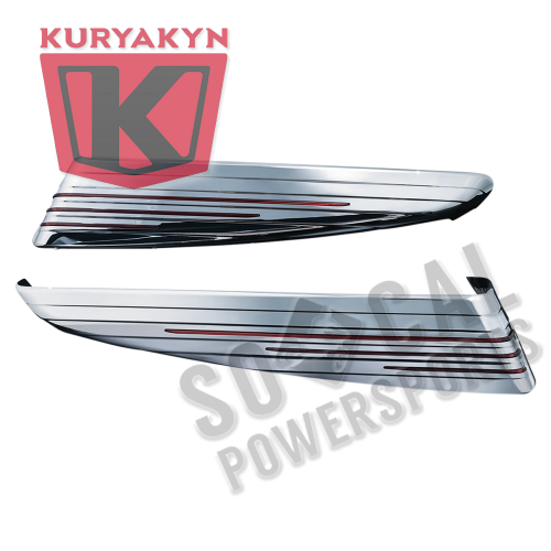 Kuryakyn - Kuryakyn Saddlebag Extensions - Chrome - 7292