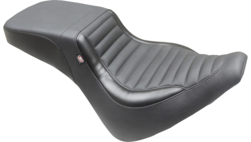 Mustang - Mustang Squareback 2-Up Seat - Tuck-n-Roll - Black - 76006