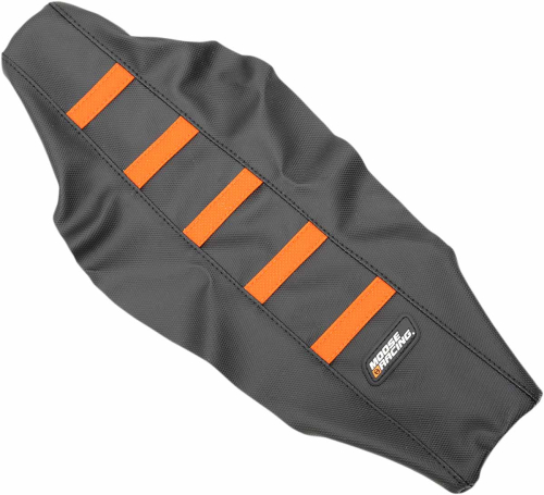 Moose Racing - Moose Racing Ribbed Seat Cover - Black/Orange Ribbed - KTM6516-336RT