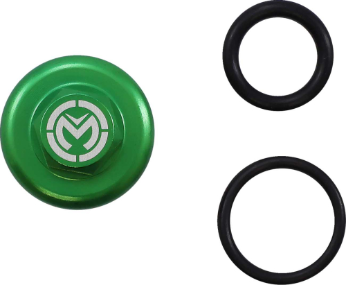 Moose Racing - Moose Racing Aluminum Oil Fill Plug - Green - 0950-0969