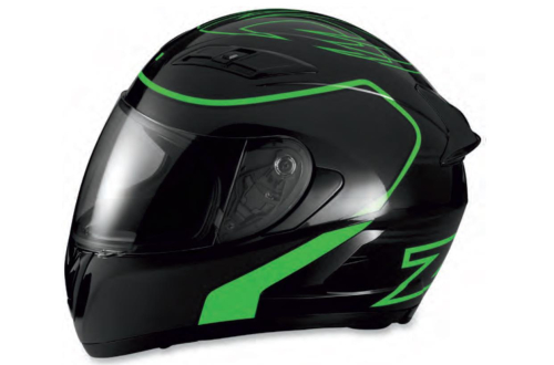 Z1R - Z1R Strike OPS Graphics Helmet - XF-2-0101-7944 - Black/Green - X-Small