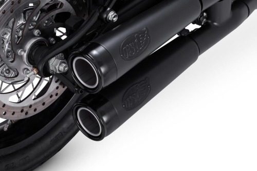 RSD - RSD Track Slip-Ons - Matte Black - 11831