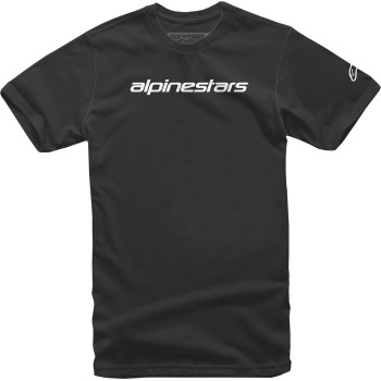Alpinestars - Alpinestars Linear Wordmark T-Shirt - 1212-720201011L - Black/Gray - Large