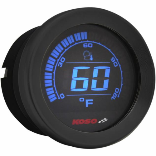 Koso North America - Koso North America 2in. Ambient Air Temperature Gauge - Black - BA050020