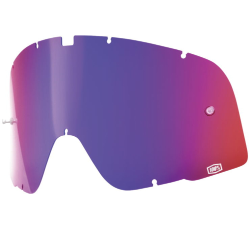 100% - 100% Replacement Lenses for Barstow Classic Goggles - Red/Blue Mirror - 59001-00001