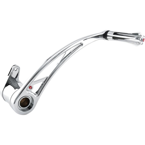 Battistinis Custom Cycles - Battistinis Custom Cycles Wireframe Brake Pedal - Chrome with Chrome/Black Peg - 50-572