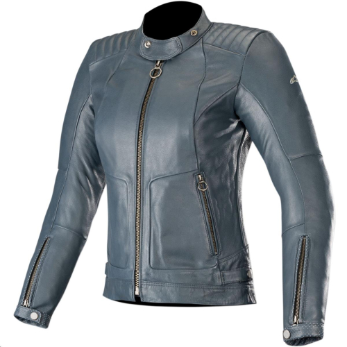 Alpinestars - Alpinestars Gal Womens Leather Jacket - 3117819-7014-XL - Mood Indigo - X-Large
