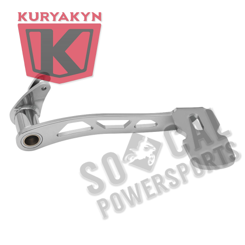 Kuryakyn - Kuryakyn Girder-Style Extended Brake Pedal - Models with Fairing Lowers - Chrome - 9648