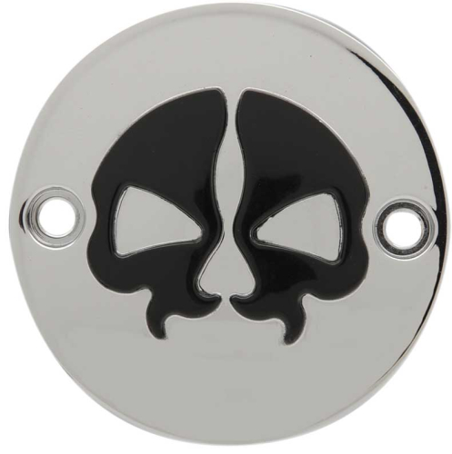 Drag Specialties - Drag Specialties Split Skull Points Cover - Chrome - 0940-1743