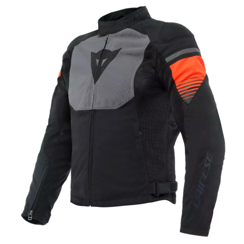 Dainese - Dainese Air Fast Tex Jacket - 201735258-52G-52 - Black/Gray/Fluorescent Red - 52