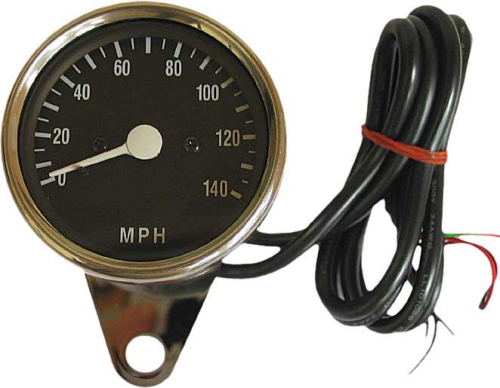 HardDrive - HardDrive Mini Speedo with Handlebar Clamp - Black Face - 21-6885