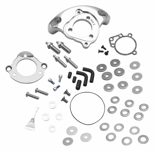 S&S Cycle - S&S Cycle Single Bore Tuned Induction System Adapter Bracket Kit - Stock Carburetor - 01-Up Delphi EFI - 106-4978