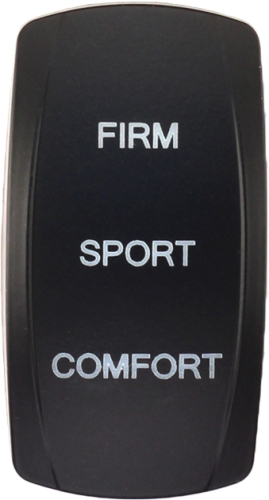 XTC Power Products - XTC Power Products Dash Rocket Switch Face Plate - Firm/Sport/Comfort - SW00-00100048