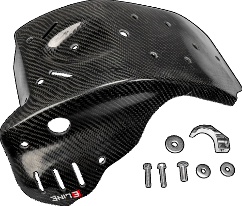 E Line - E Line Carbon Fiber Skid Plate - MSP2316W