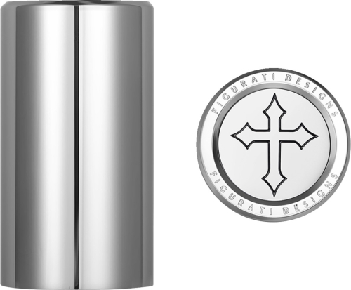 Figurati Designs - Figurati Designs Docking Hardware Cover - Stainless steel with Cross - FD41-DC-2545-SS