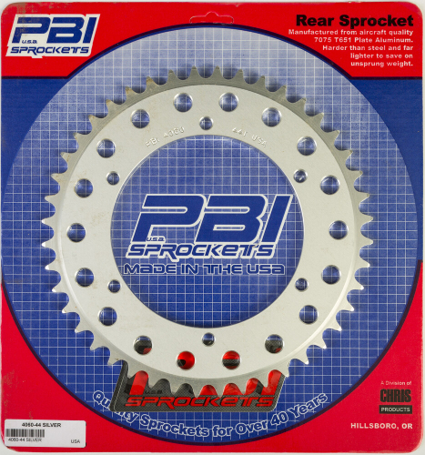 PBI - PBI Aluminum Rear Sprocket - 44T - 4060-44
