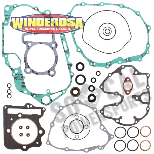 Winderosa - Winderosa Complete Gasket Set with Oil Seals - 811265