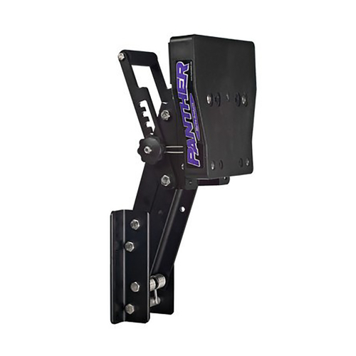 Panther Products - Panther Marine Outboard Motor Bracket - Aluminum - Max 15HP 4-Stroke
