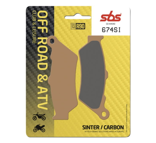 SBS - SBS Sintered-MX/ATV Brake Pads - 674SI