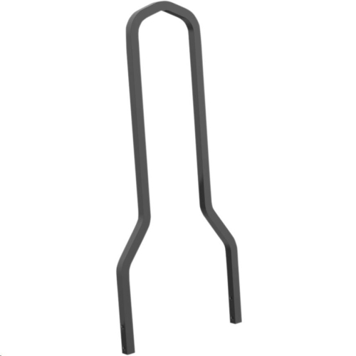 Khrome Werks - Khrome Werks Square Sissy Bars - 14.75h x 8.75w - Black - KW2800