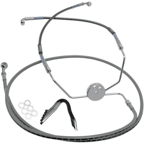 Russell - Russell Extended Length Braided Front Brake Line Kit - 52in. Length Upper - Renegade - R08947B