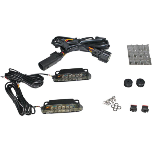 Custom Dynamics - Custom Dynamics LED Saddlebag Rail Light Bars - Smoke Lens - CD-LR-07-S