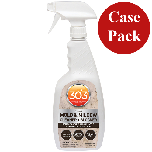 303 - 303 Mold &amp; Mildew Cleaner &amp; Blocker with Trigger Sprayer - 32oz *Case of 6*