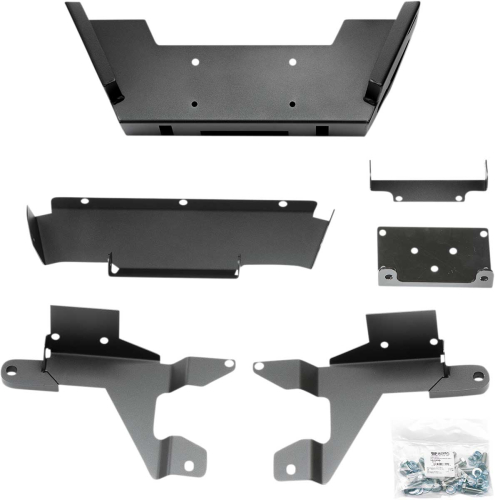 Warn - Warn Front Bumper with Integrated Winch Mount - 101694